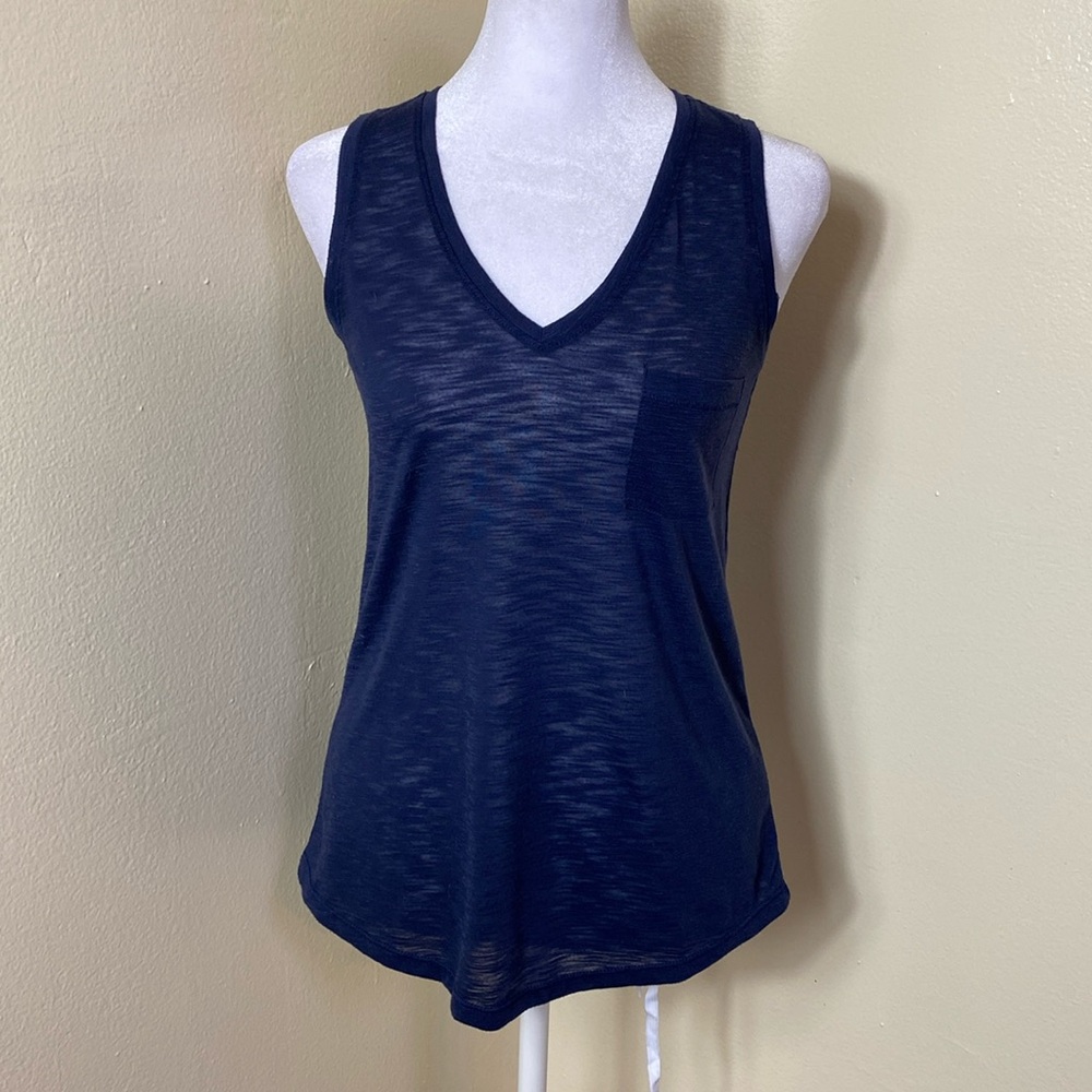 Lily Pulitzer Luxletic Navy Blue Tank Top